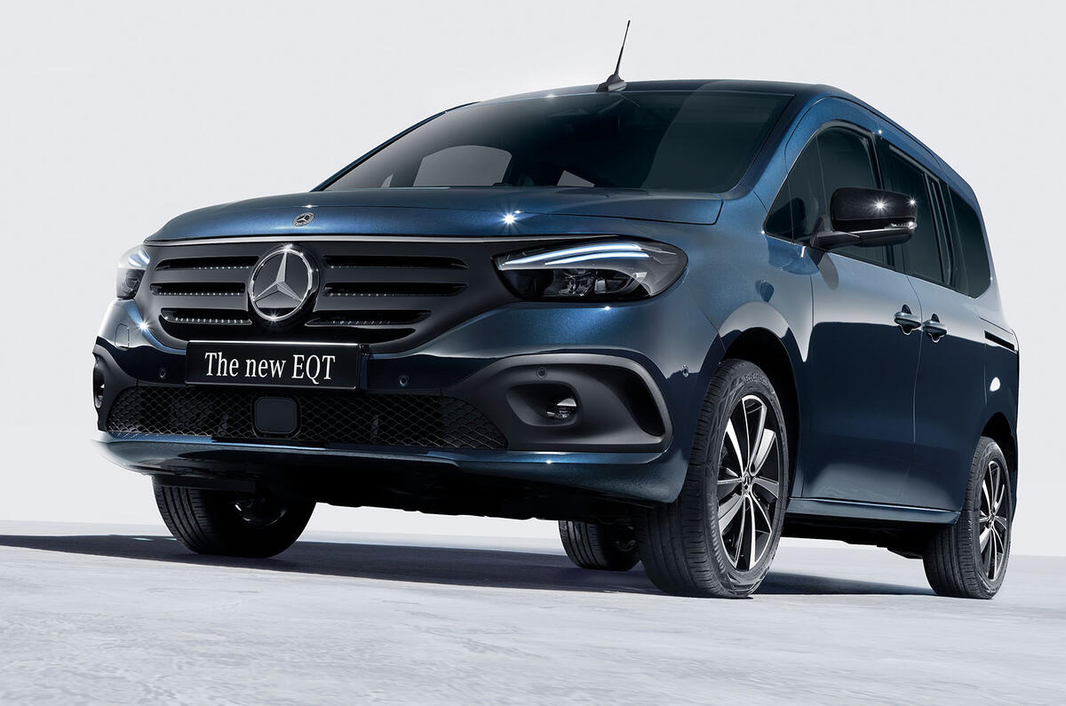 Mercedes EQT front left three quarter Mercedes EQT front left three quarter