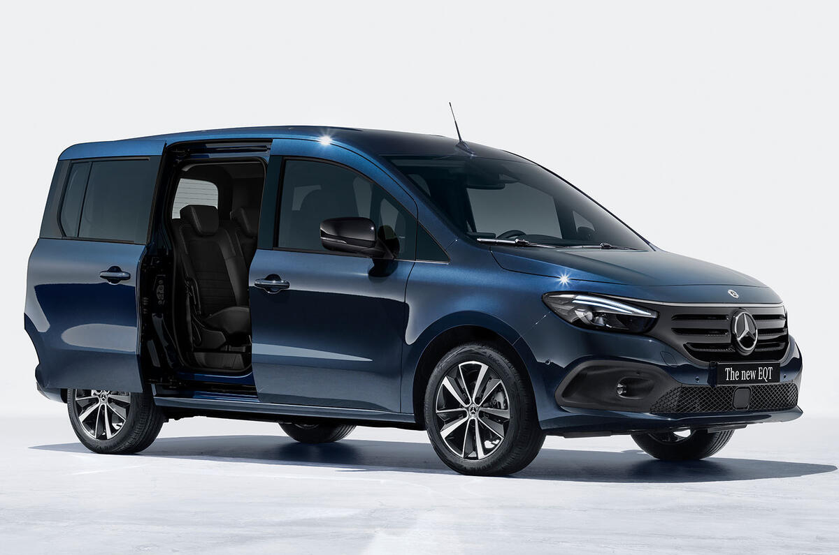 Mercedes EQT front three quarter 2 Mercedes EQT front three quarter 2