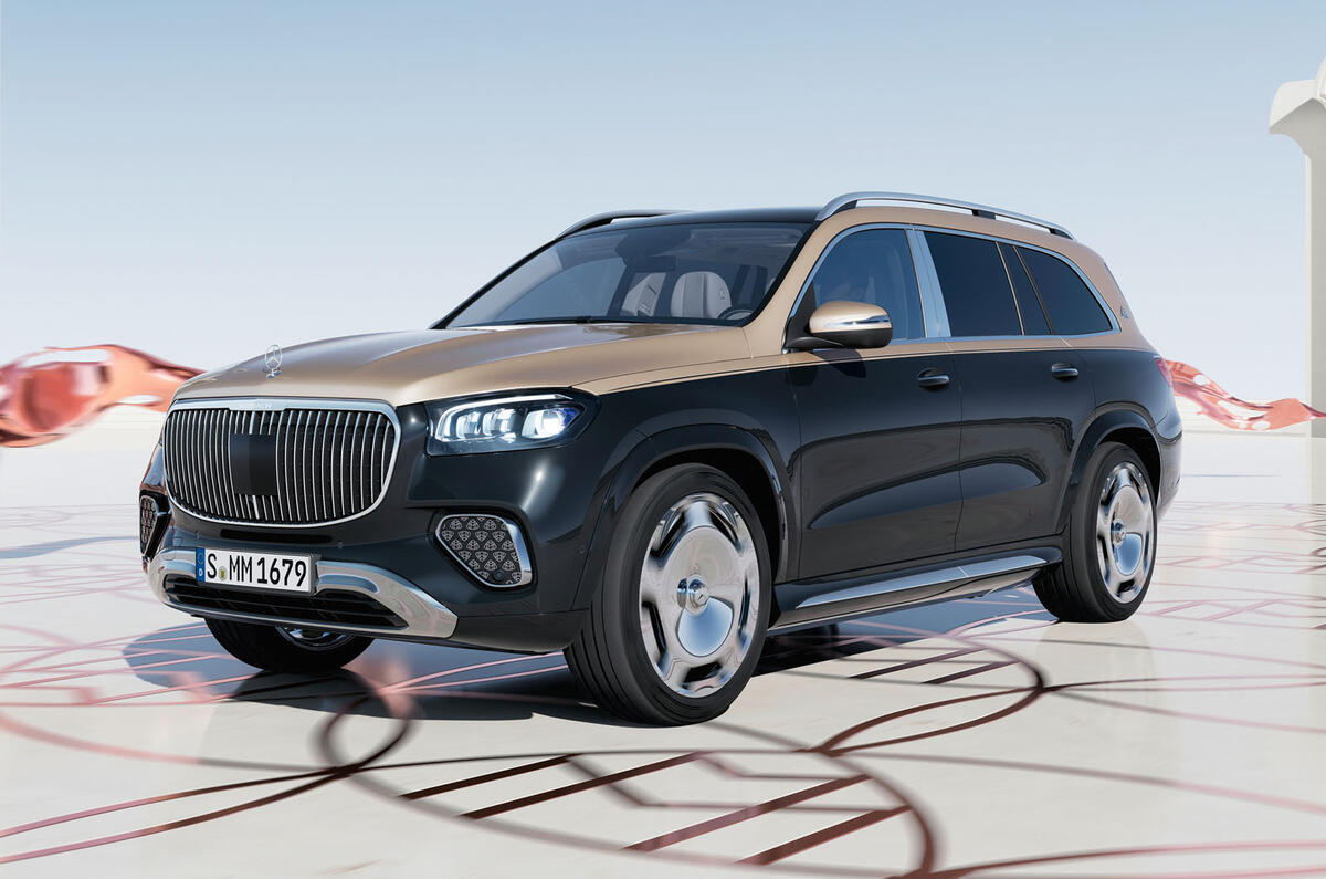 Mercedes Maybach GLS 2023 front quarter tracking Mercedes Maybach GLS 2023 front quarter tracking