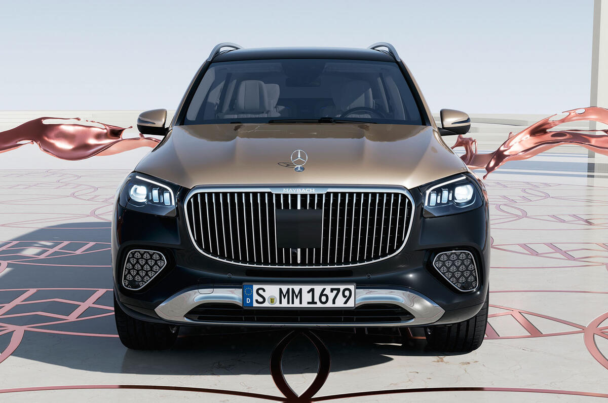 Mercedes Maybach GLS 2023 front Mercedes Maybach GLS 2023 front