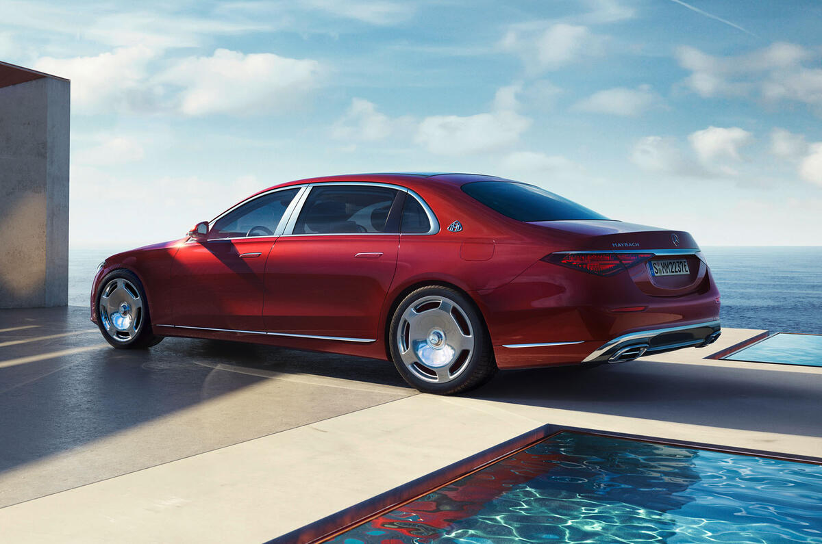 Mercedes Maybach S580 rear quarter static