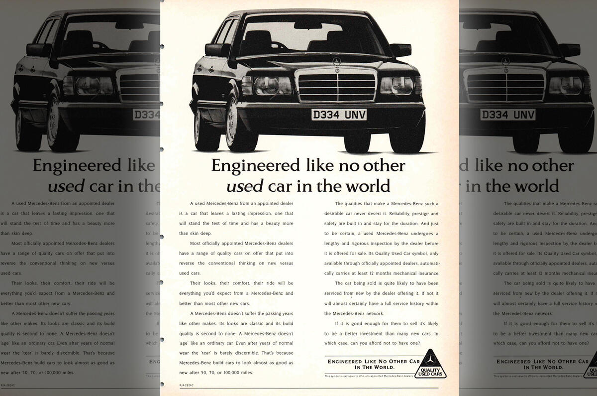 Mercedes advert