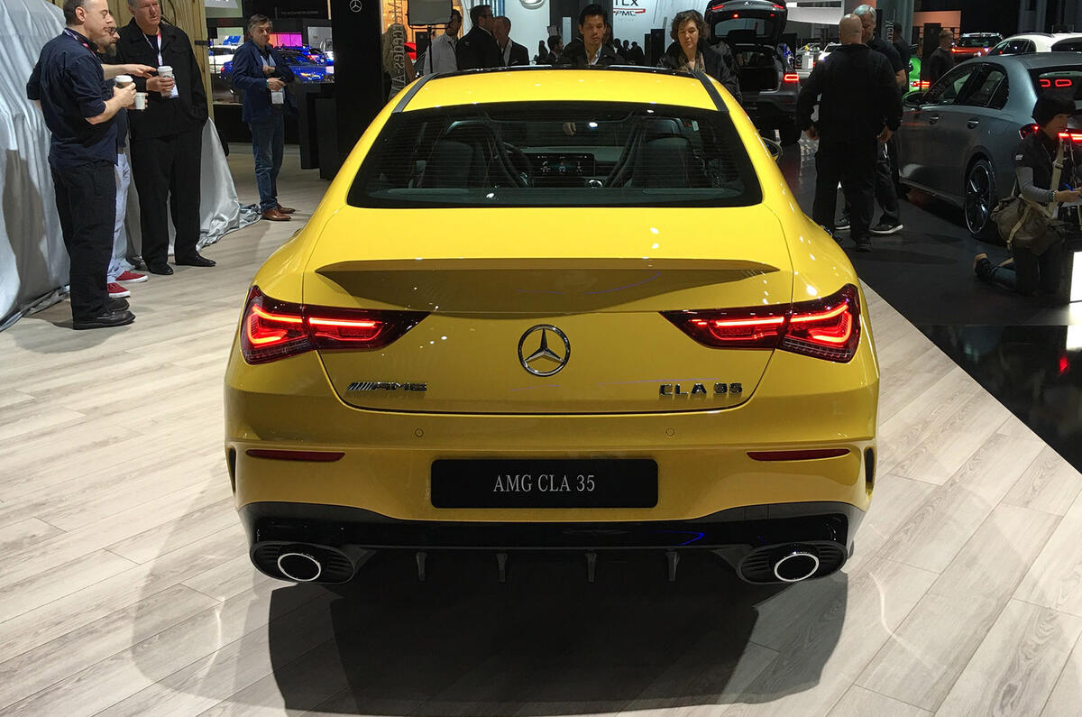 Mercedes-AMG CLA35 - New York motor show 2019 - back end