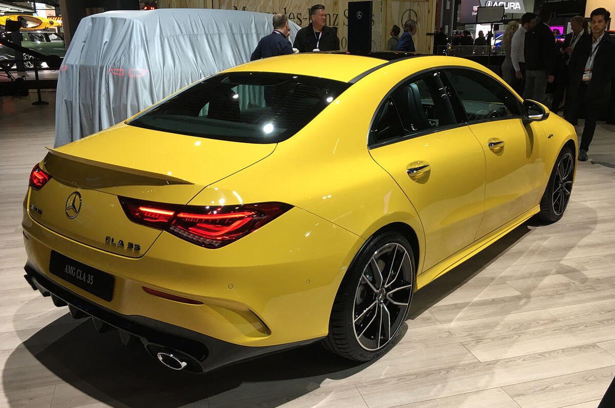 Mercedes-AMG CLA35 - New York motor show 2019 - rear