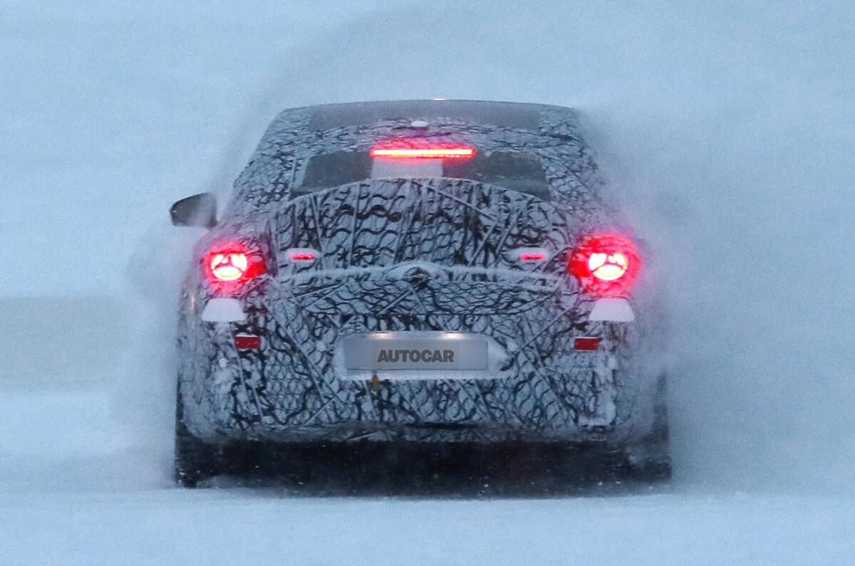 Mercedes AMG CLA rear Mercedes AMG CLA rear