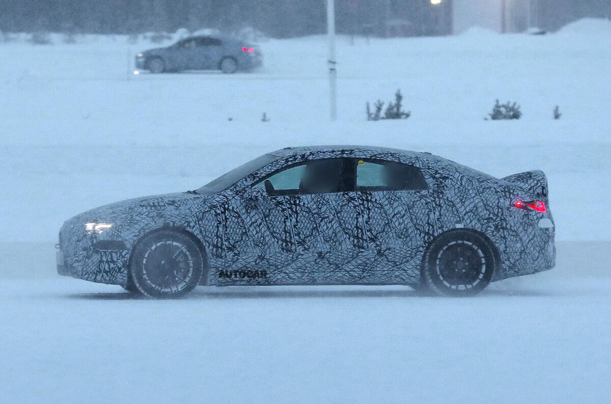 Mercedes AMG CLA side Mercedes AMG CLA side