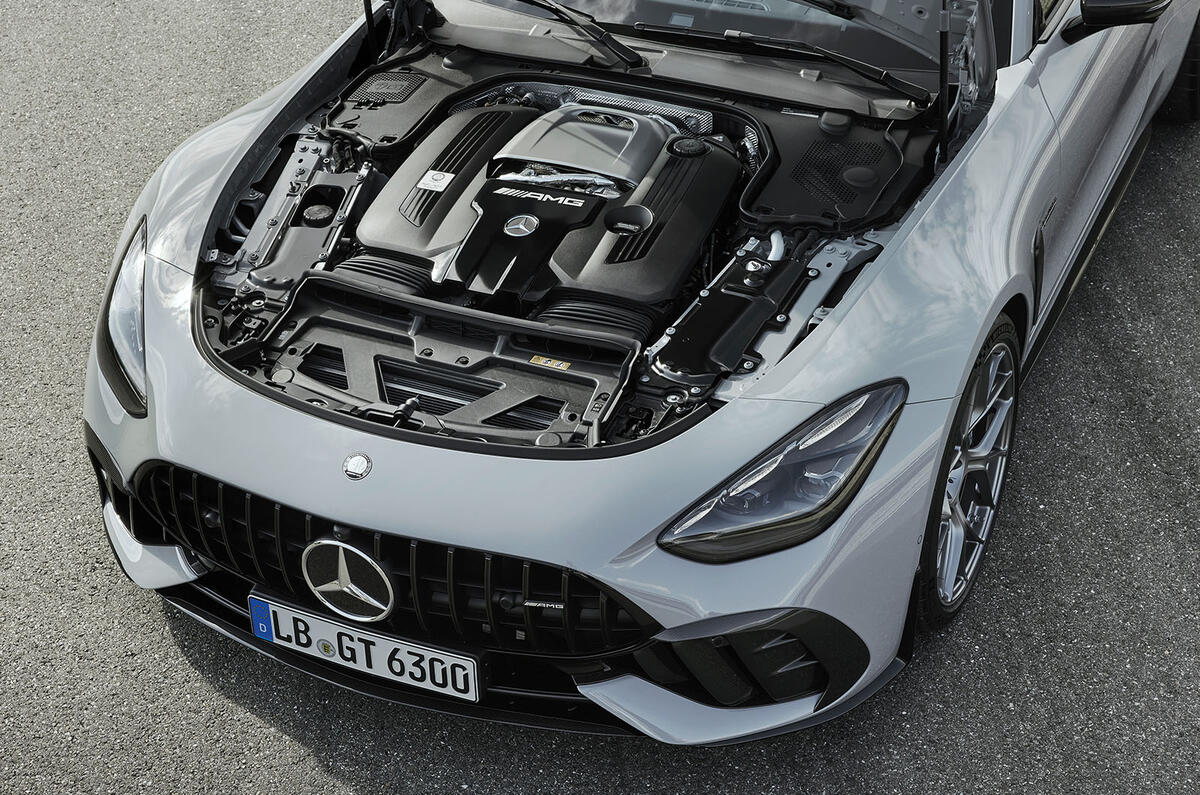 Mercedes AMG GT Pro engine bay
