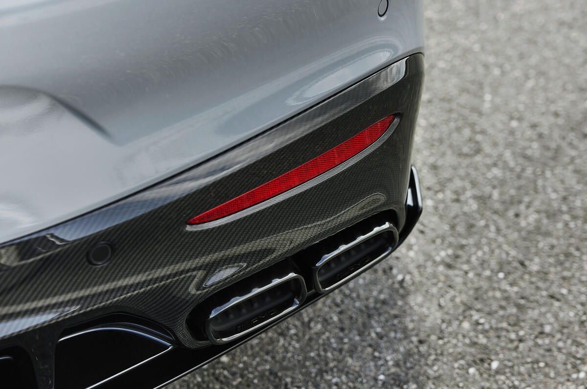 Mercedes AMG GT Pro exhaust