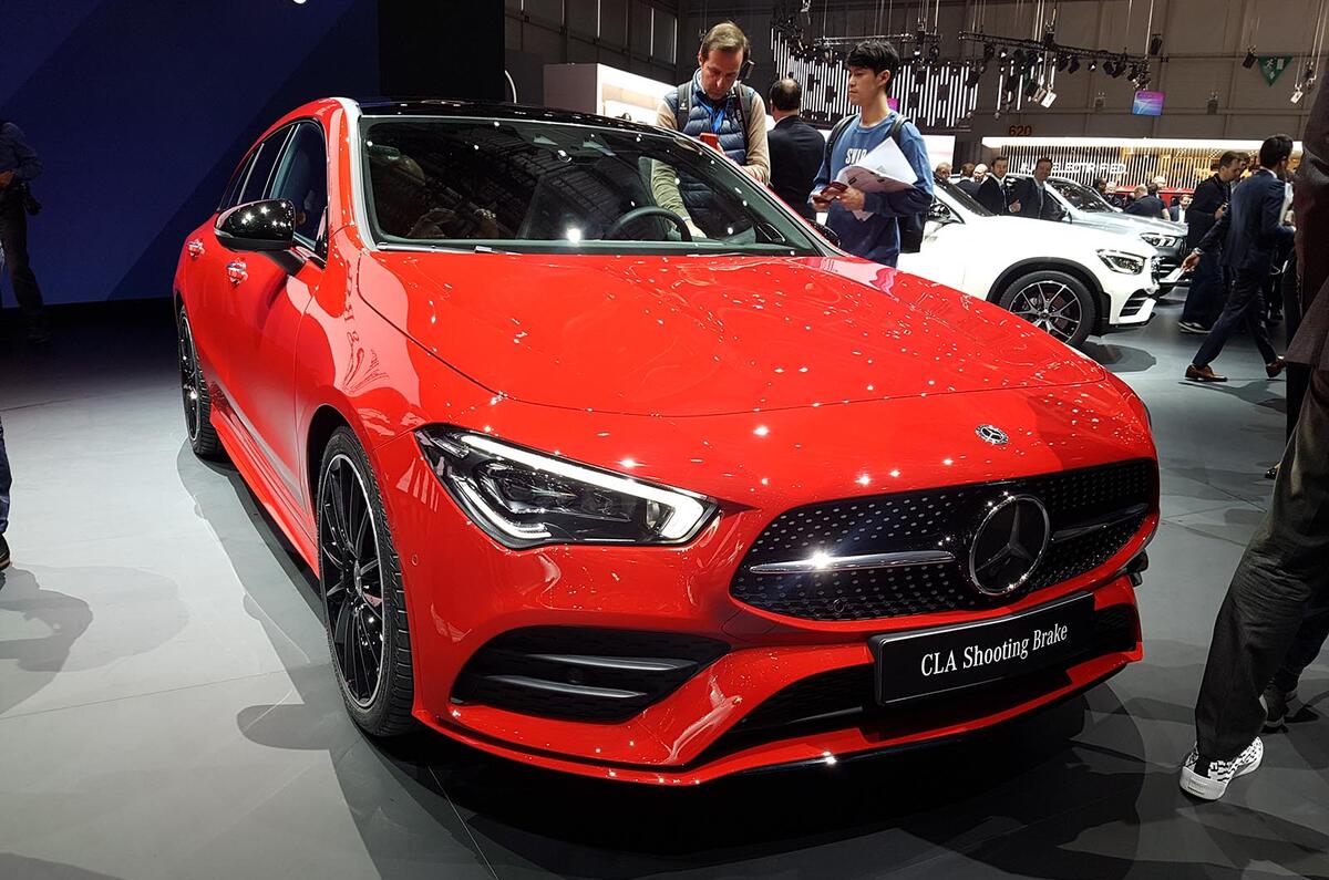 Mercedes-Benz CLA Shooting Brake Geneva - front end