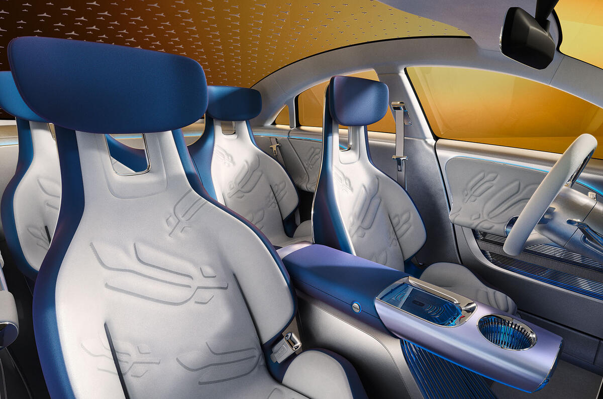 Mercedes CLA concept seats Mercedes CLA concept seats