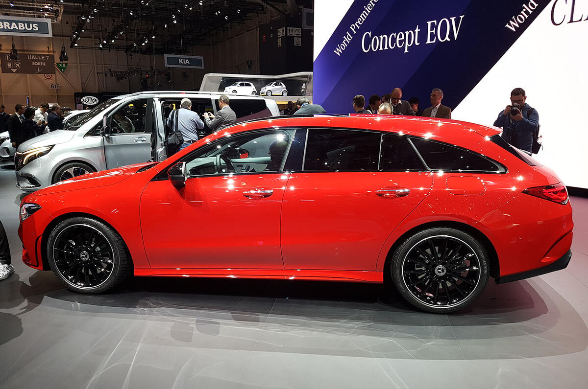 Mercedes-Benz CLA Shooting Brake Geneva - side