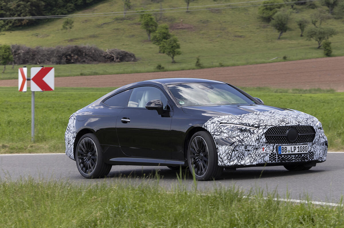Mercedes CLE cornering Mercedes CLE cornering