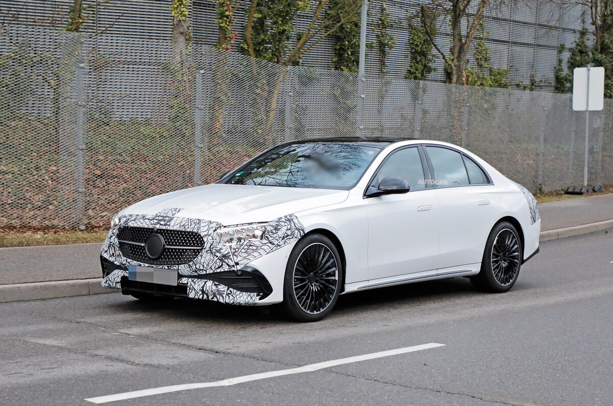 Mercedes E Class side profile Mercedes E Class side profile