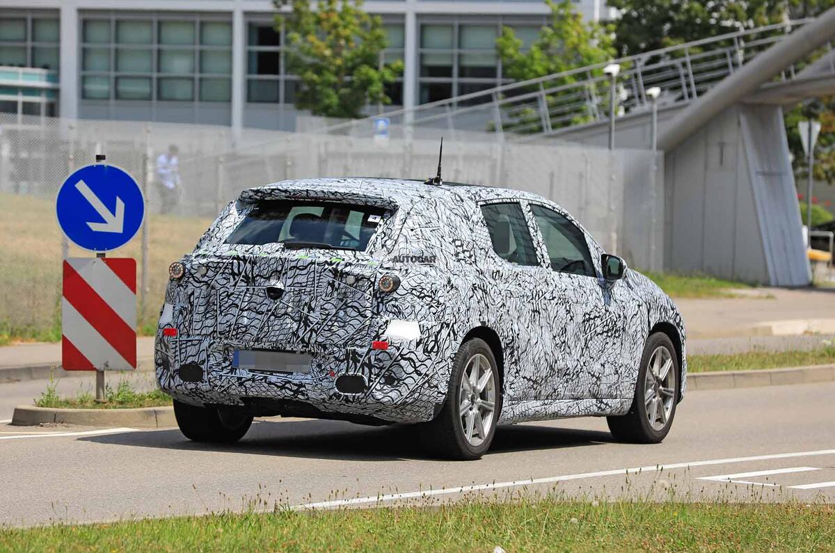 Mercedes EQE spyshot side rear Mercedes EQE spyshot side rear