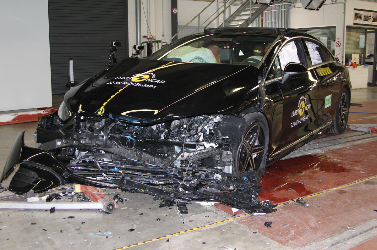 Mercedes EQE Euro NCAP