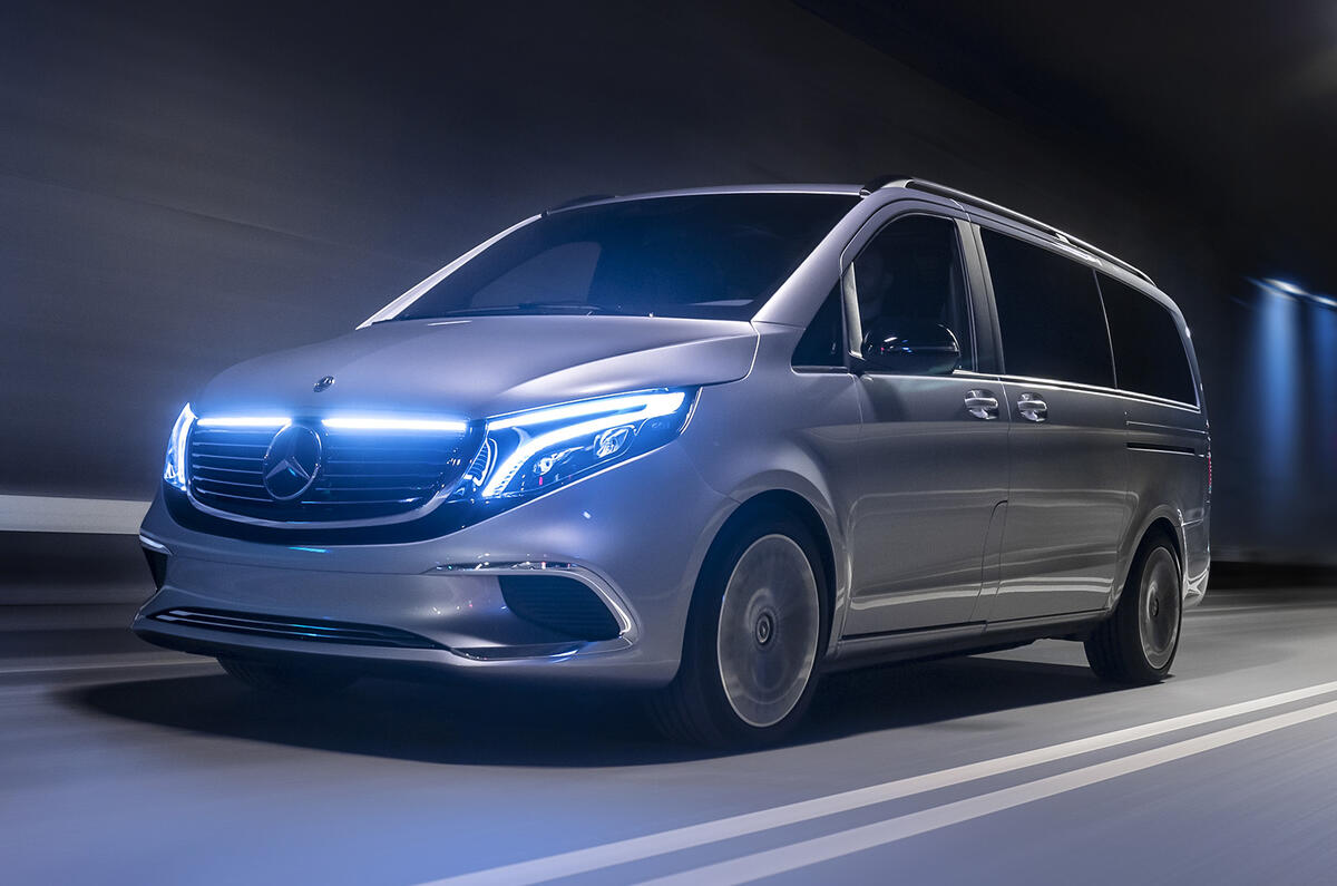 Mercedes EQV concept - hero front