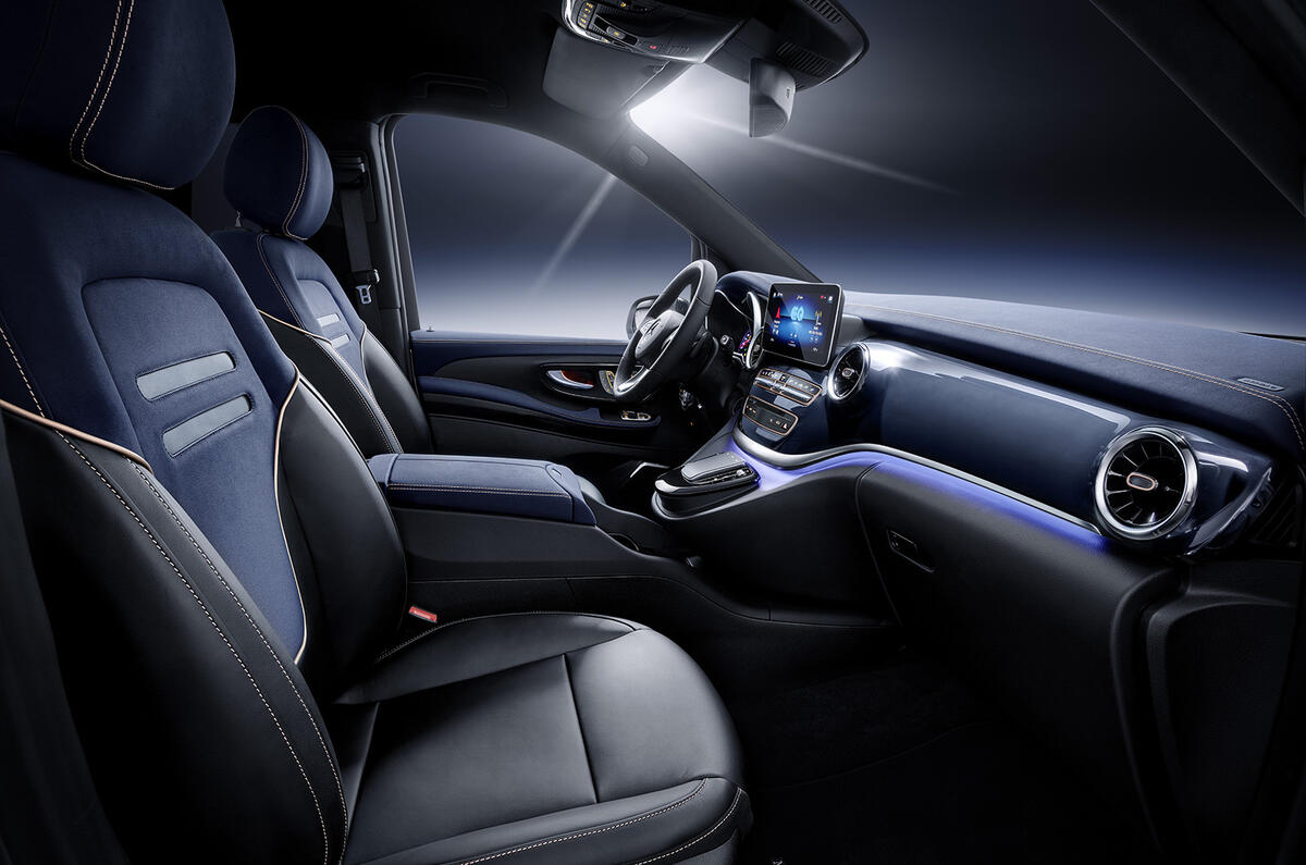 Mercedes EQV concept - interior