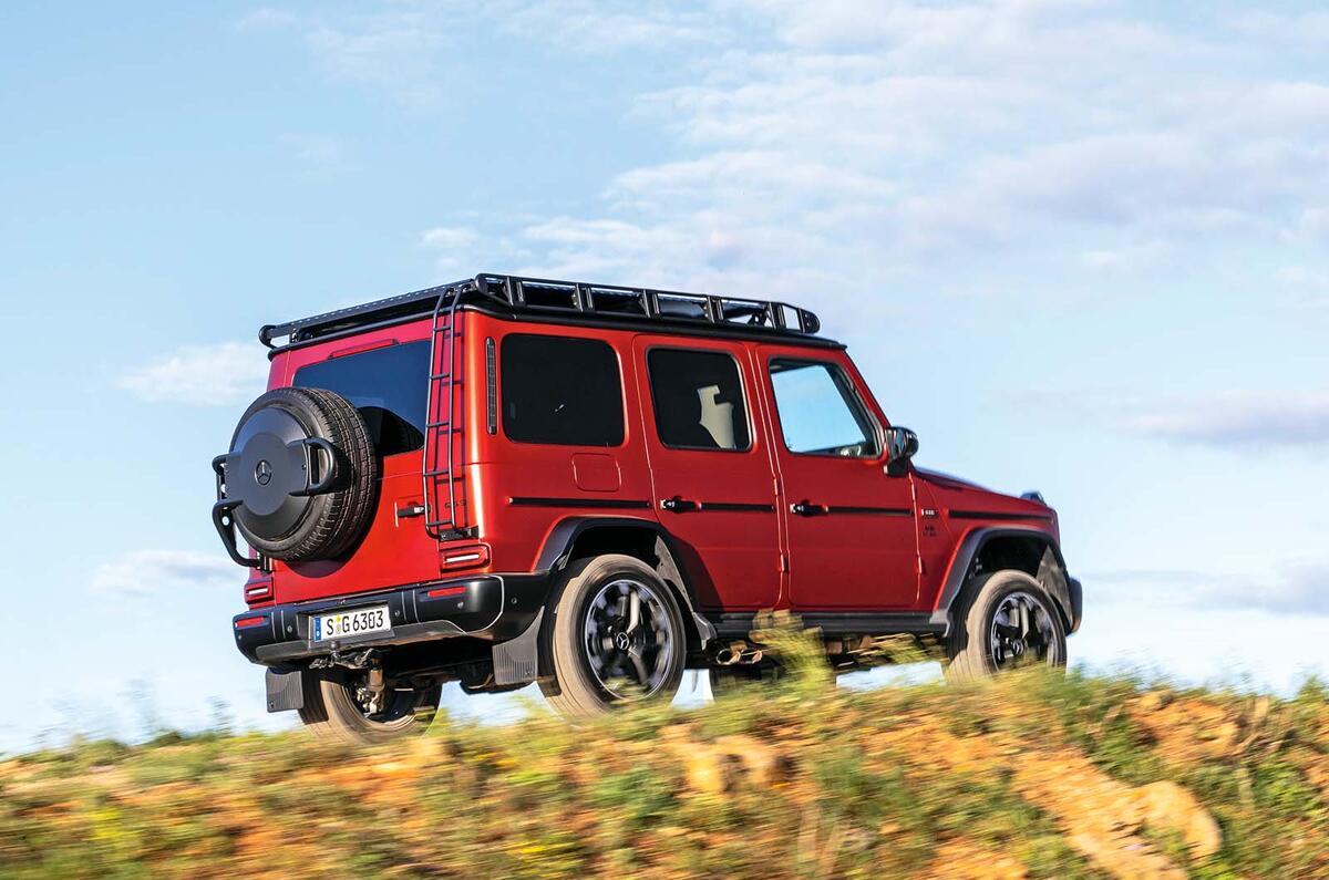 Mercedes G63 AMG rear three quarter