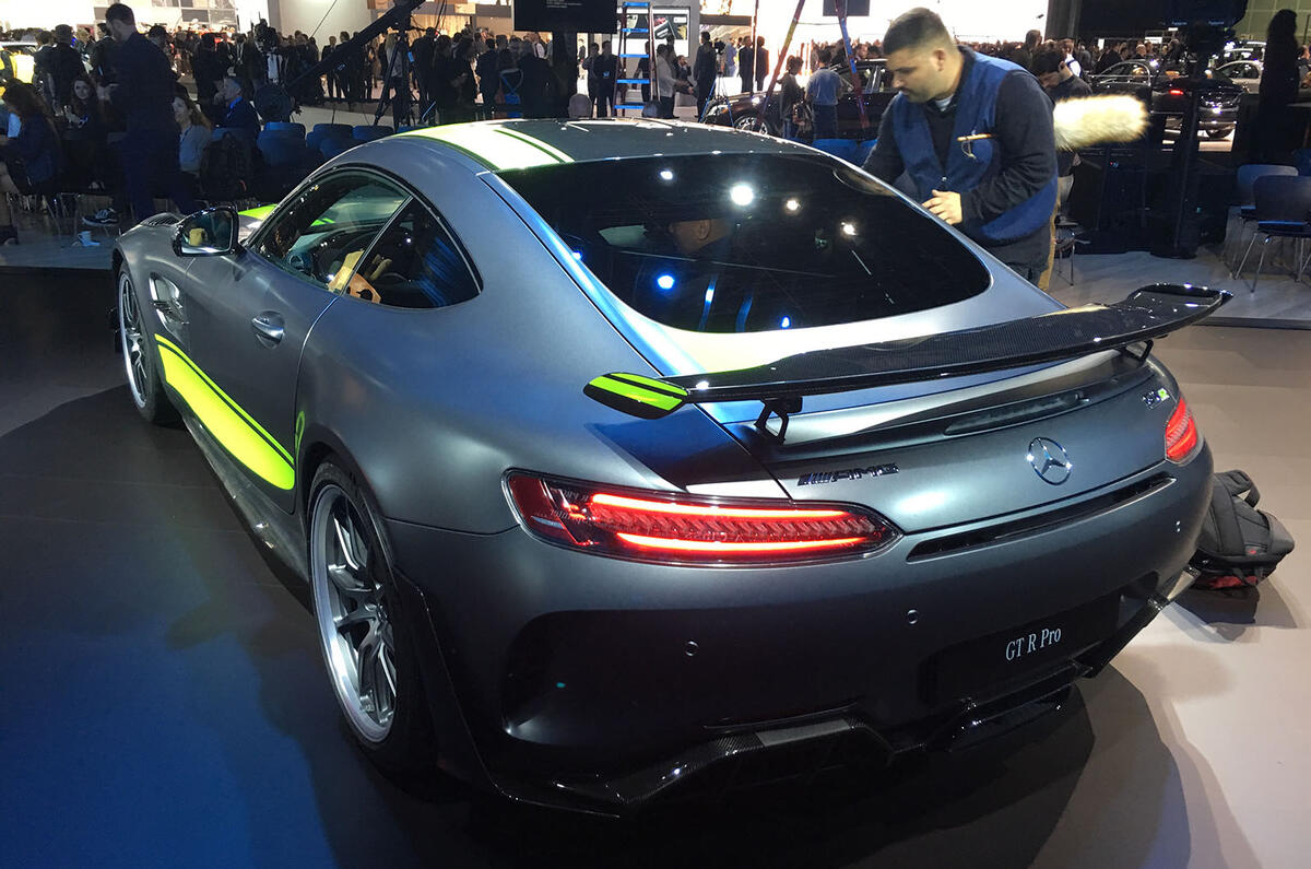 Mercedes-AMG GT R Pro LA motor show - stand rear