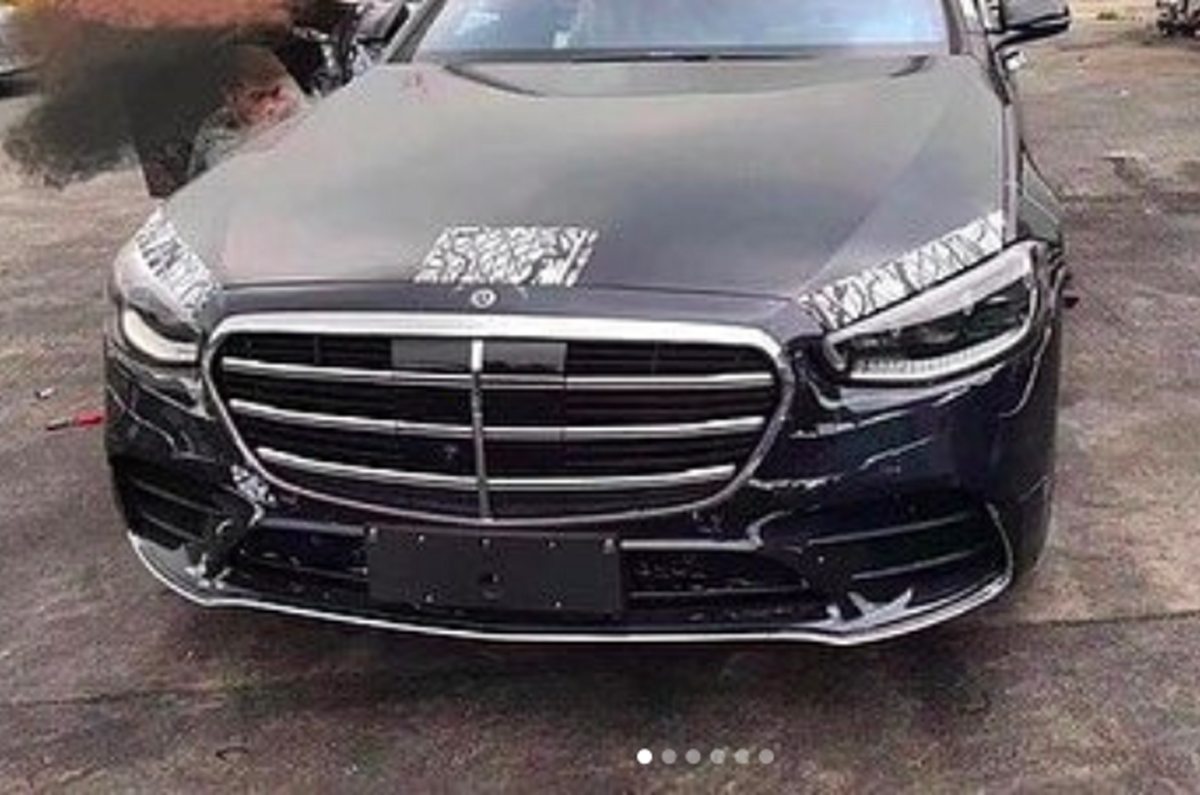 Mercedes S-Class leak front Mercedes S-Class leak front