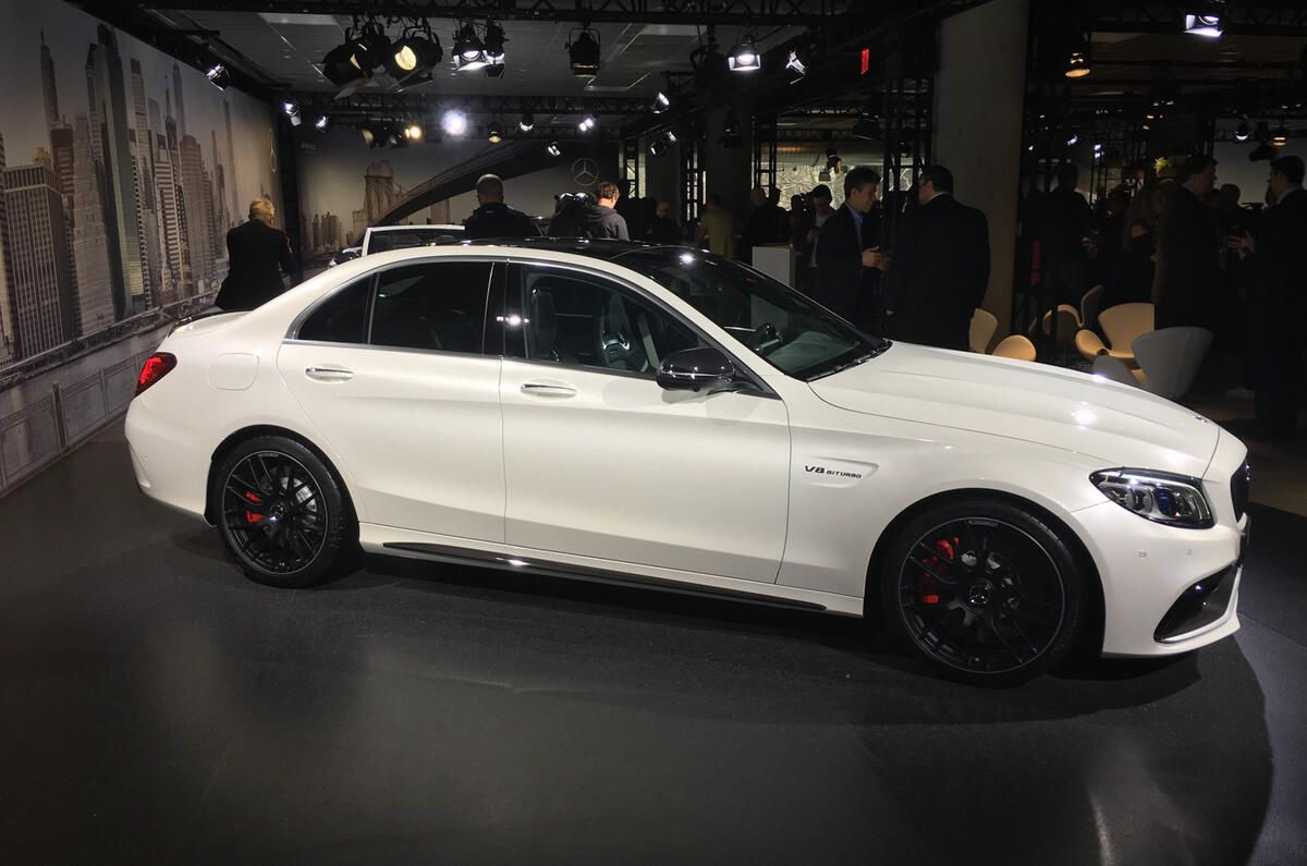 The Mercedes-AMG C63 has been shown in New York