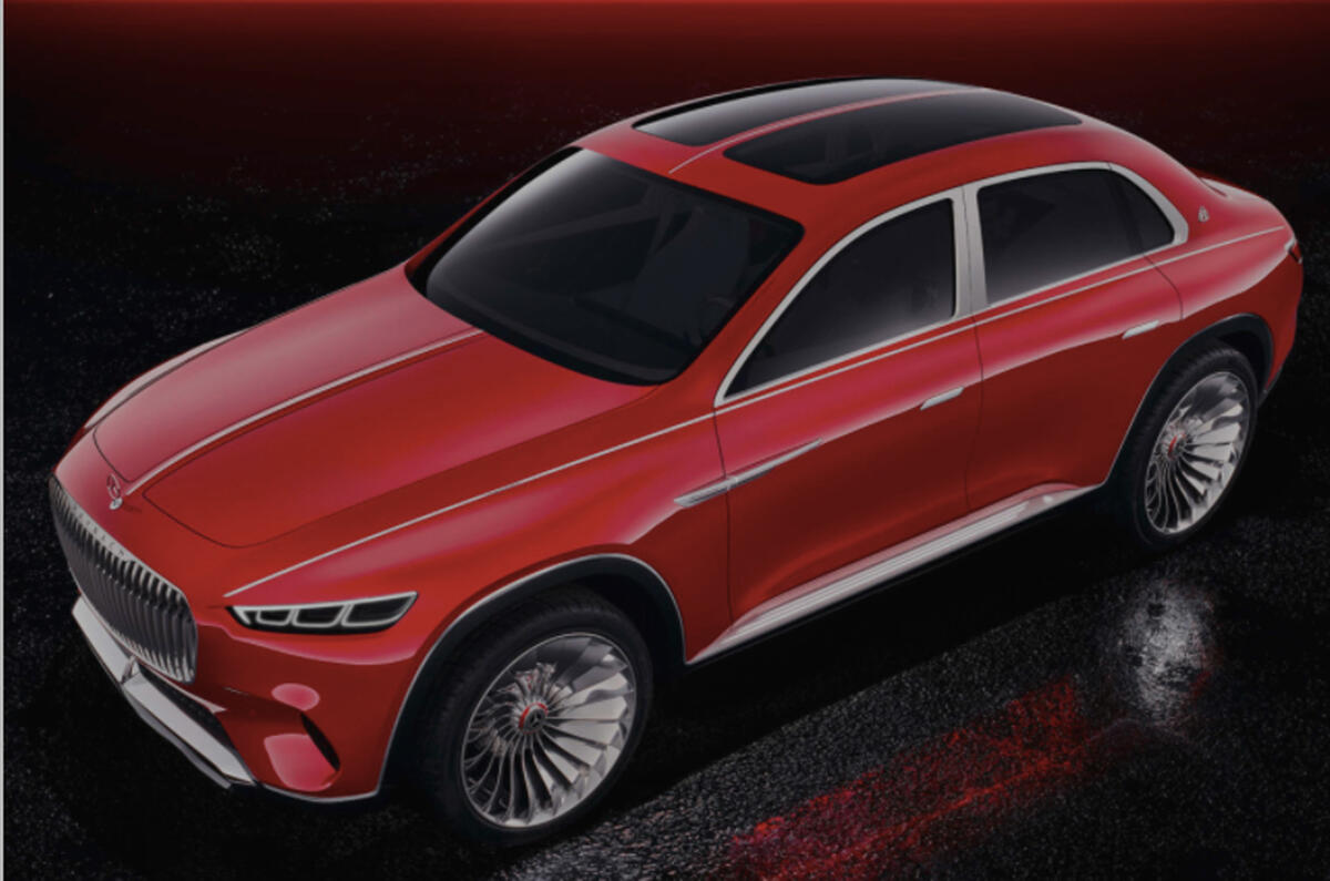 Images of the Vision Mercedes-Maybach Ultimate Luxury leak ahead of Beijing motor show