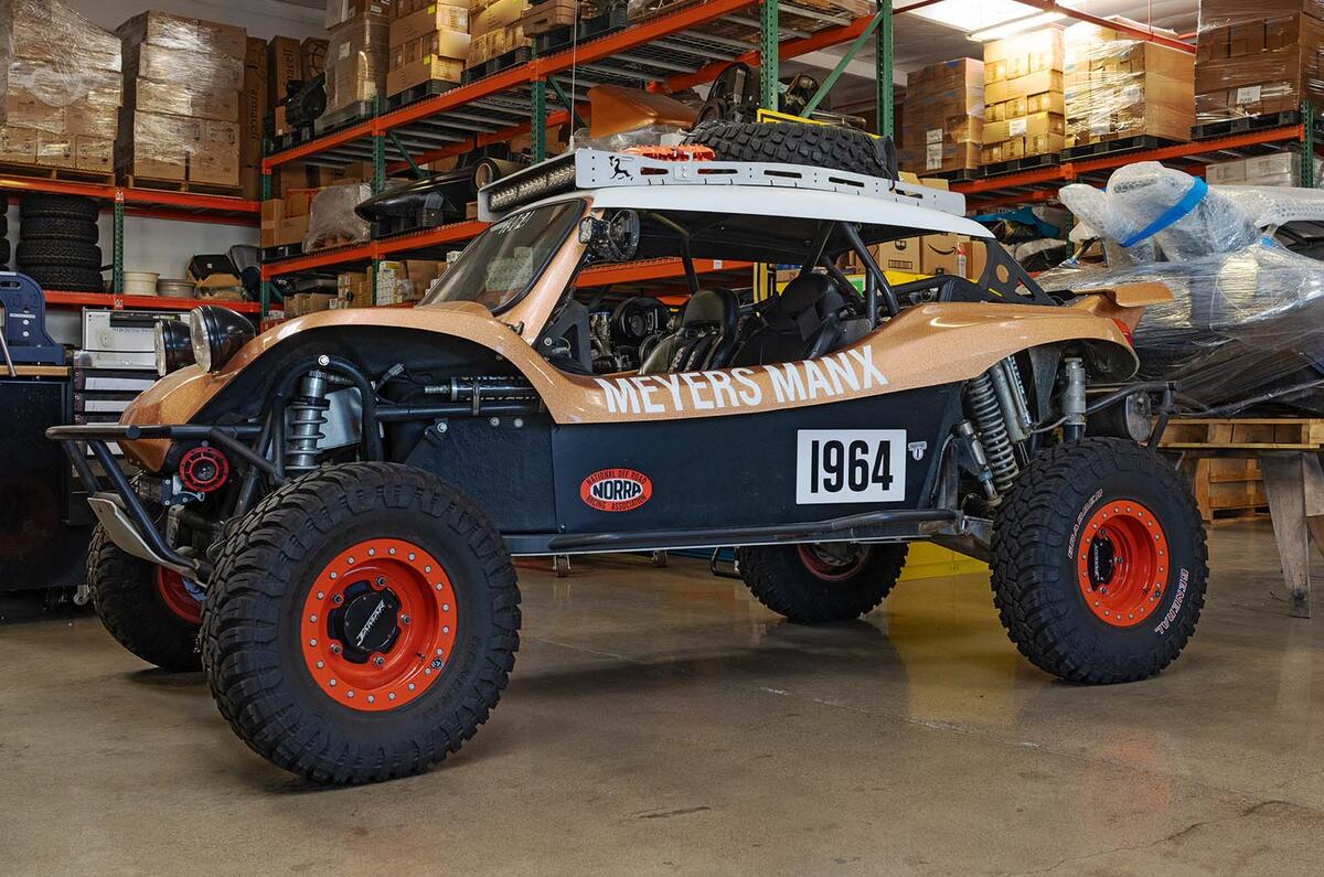 Meyers Manx feature buggy in workshop