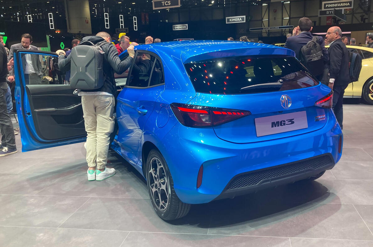 MG 3 2024 rear MG 3 2024 rear