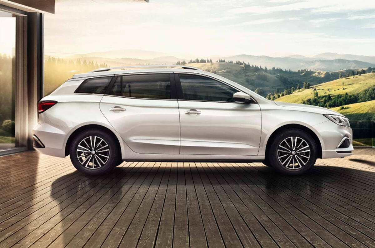 2020 MG 5 estate - side 2020 MG 5 estate - side