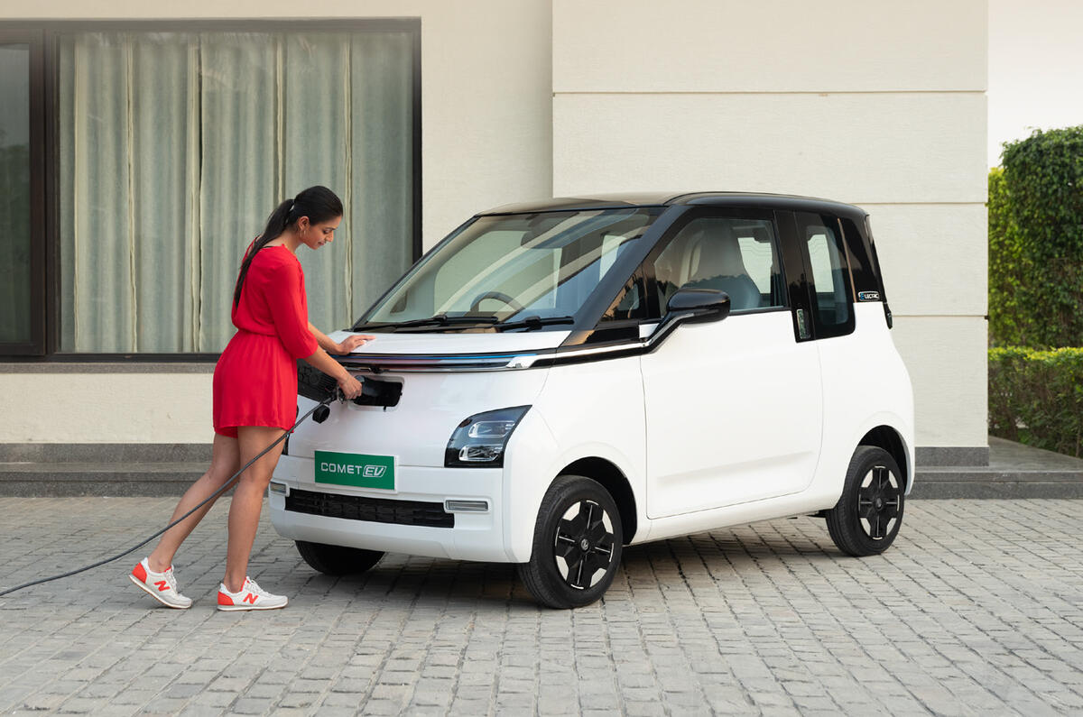 MG Comet EV 2023 charging MG Comet EV 2023 charging