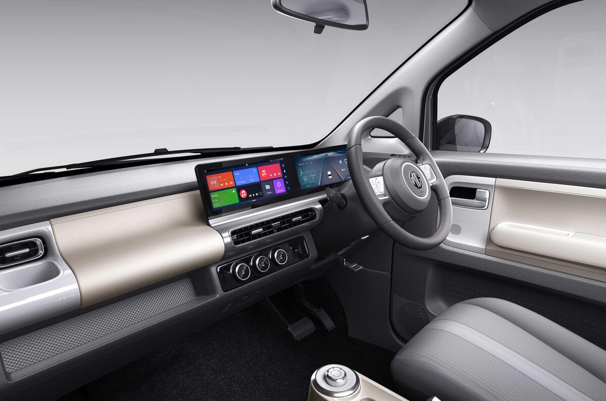 MG Comet EV 2023 interior MG Comet EV 2023 interior