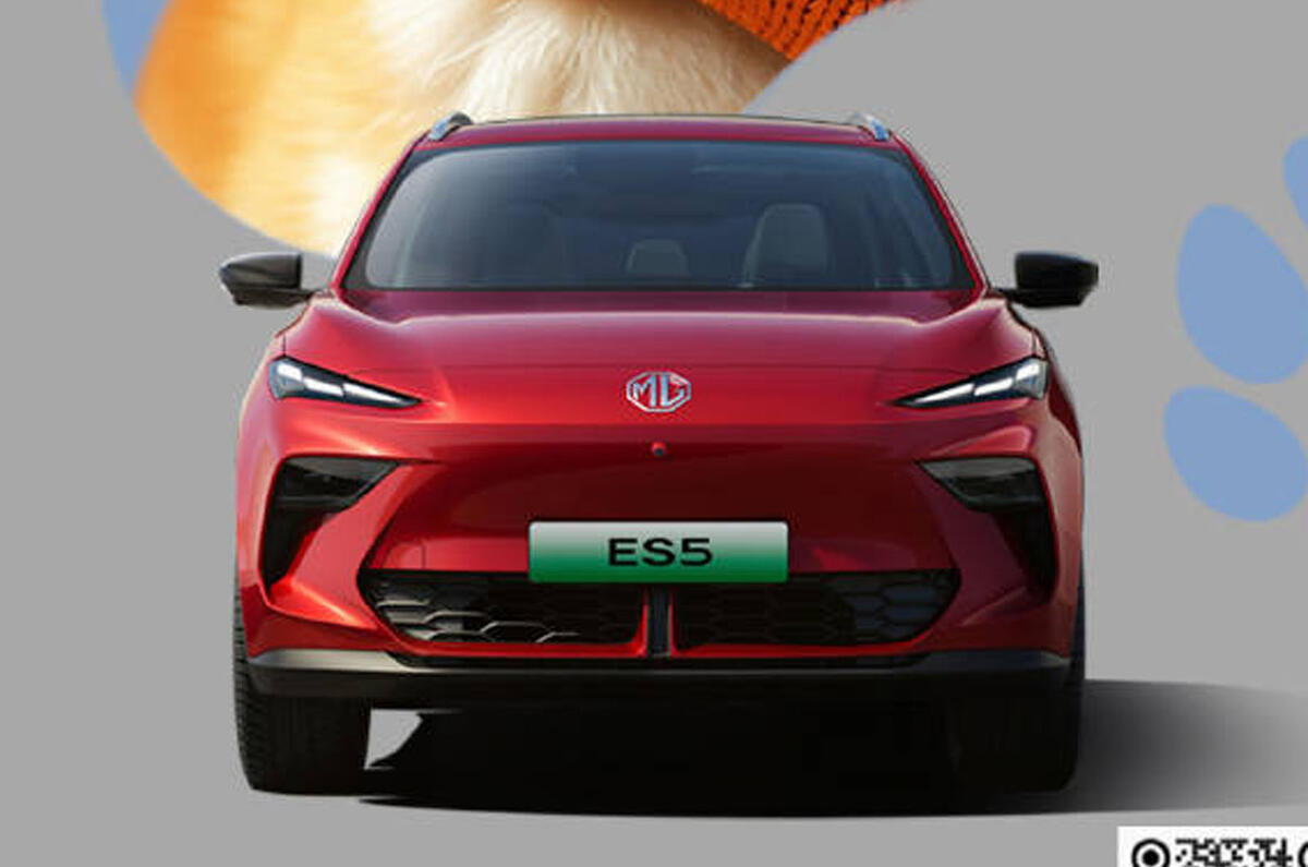 MG ES5 first pics front