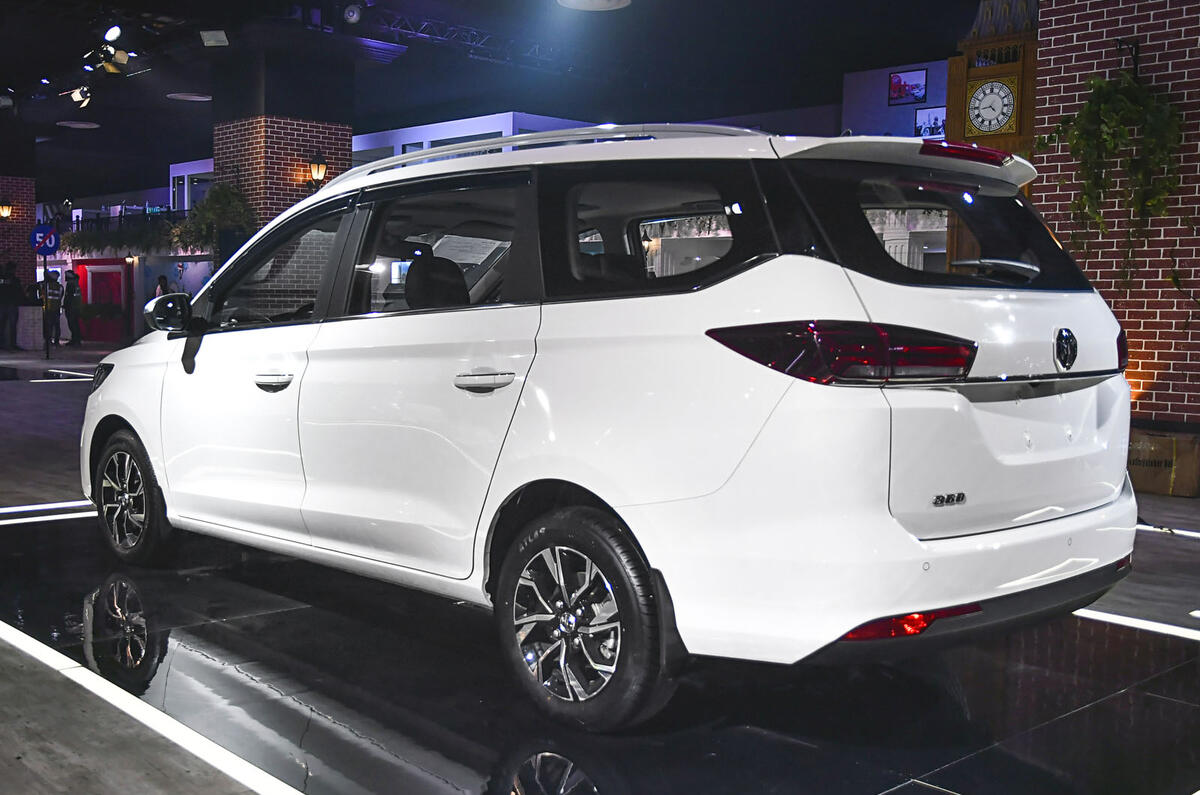 New Delhi Auto Expo 2020 - MG Motor 360 rear New Delhi Auto Expo 2020 - MG Motor 360 rear