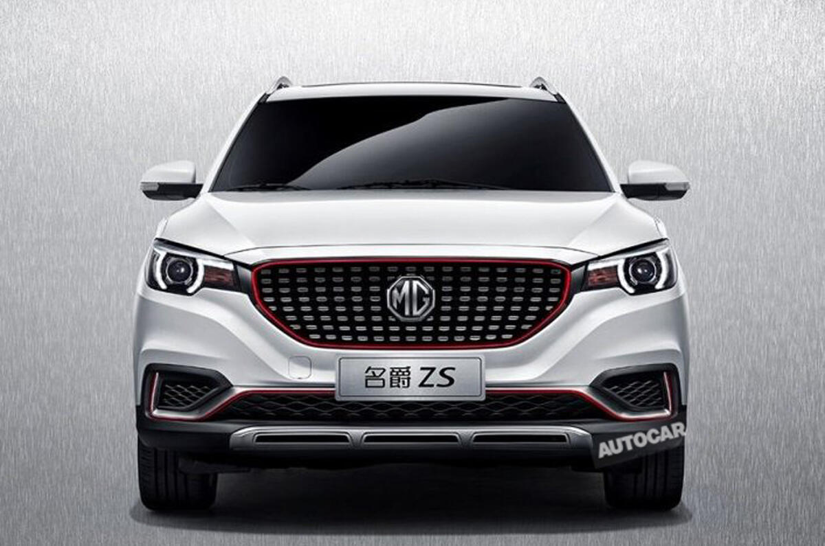 MG ZS Juke sized SUV