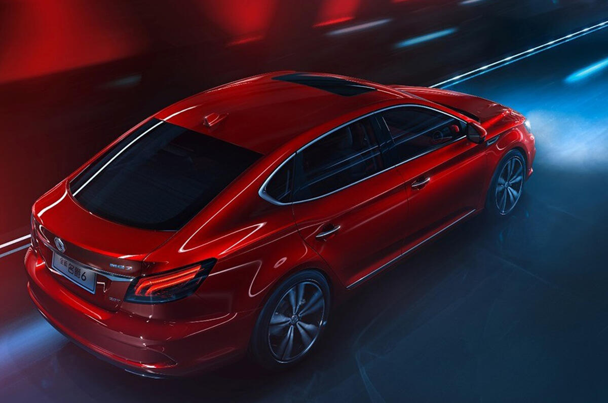 2018 MG 6 rear
