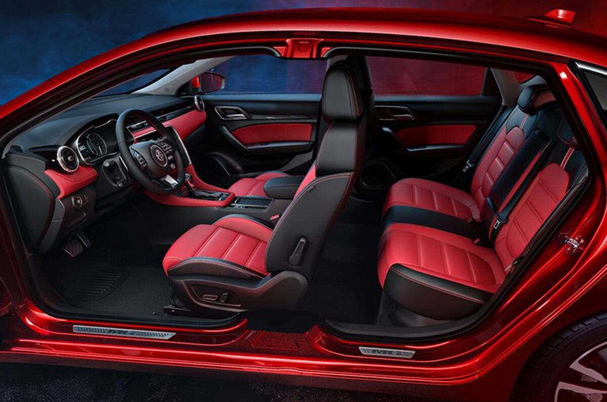 2018 MG 6 interior