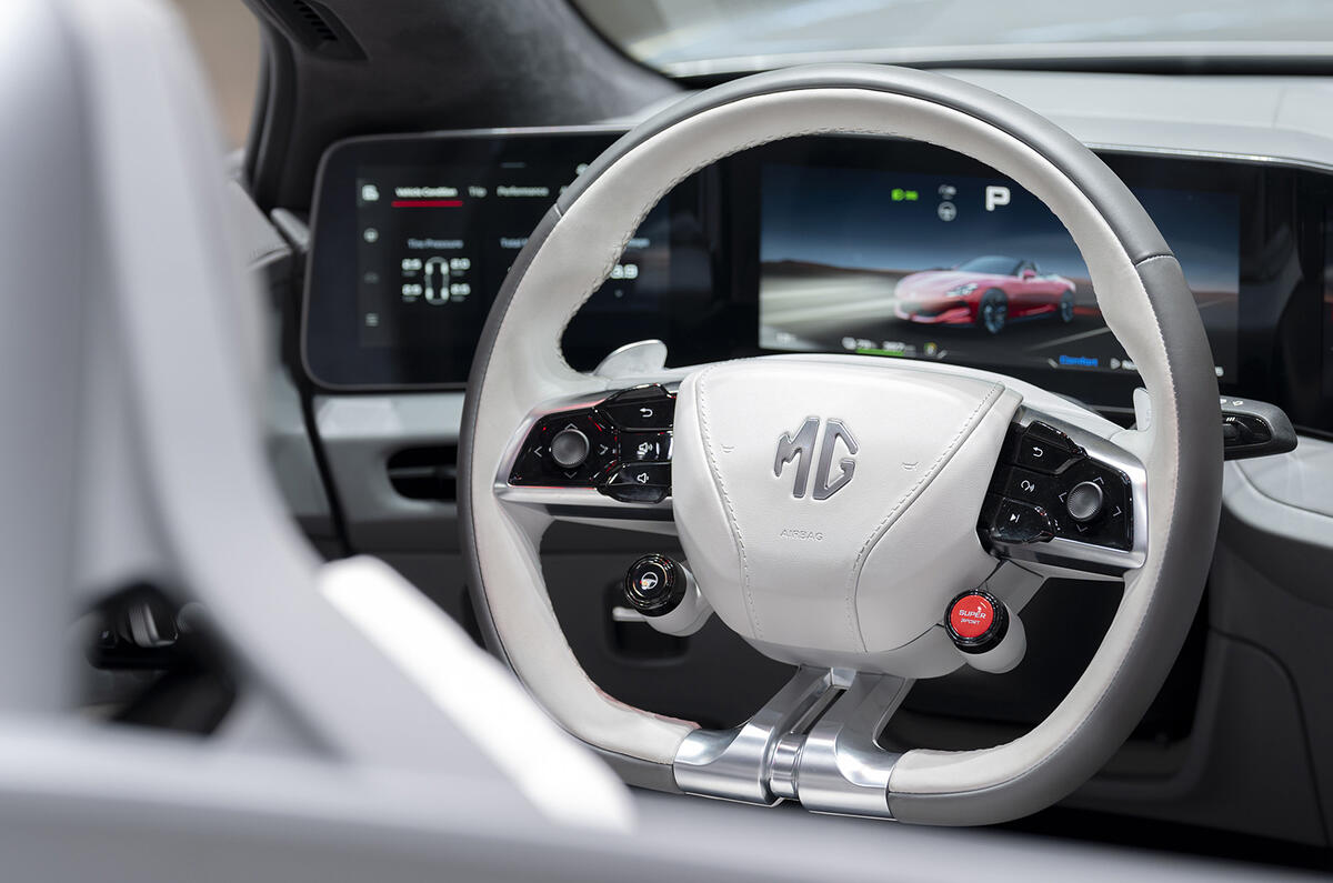 MG Cyberster interior MG Cyberster interior