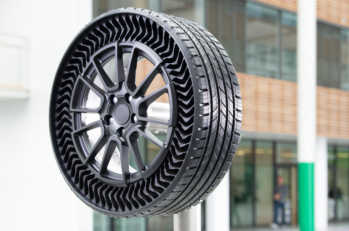 Michelin Uptis tyre concept rubber
