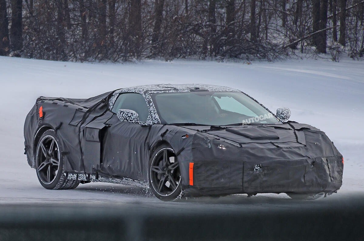 2019 Corvette C8: new pictures of 700bhp mid-engined supercar