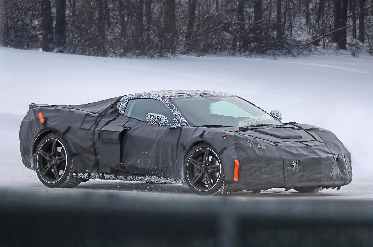 2019 Corvette C8: new pictures of 700bhp mid-engined supercar
