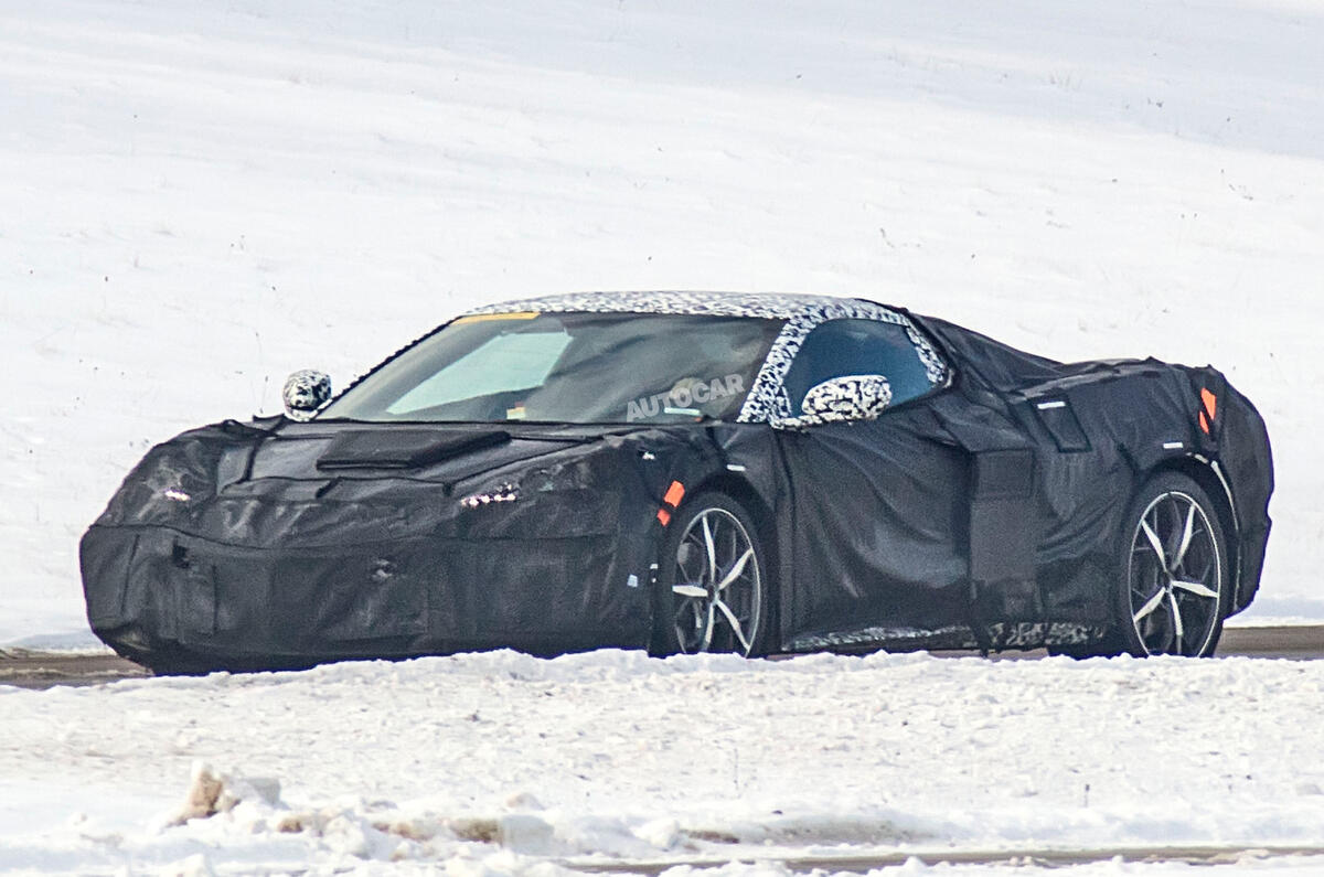 2019 Corvette C8: new pictures of 700bhp mid-engined supercar