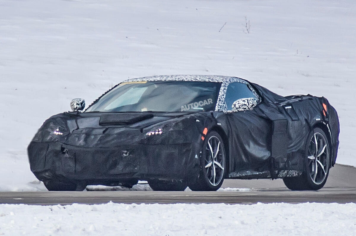 2019 Corvette C8: new pictures of 700bhp mid-engined supercar