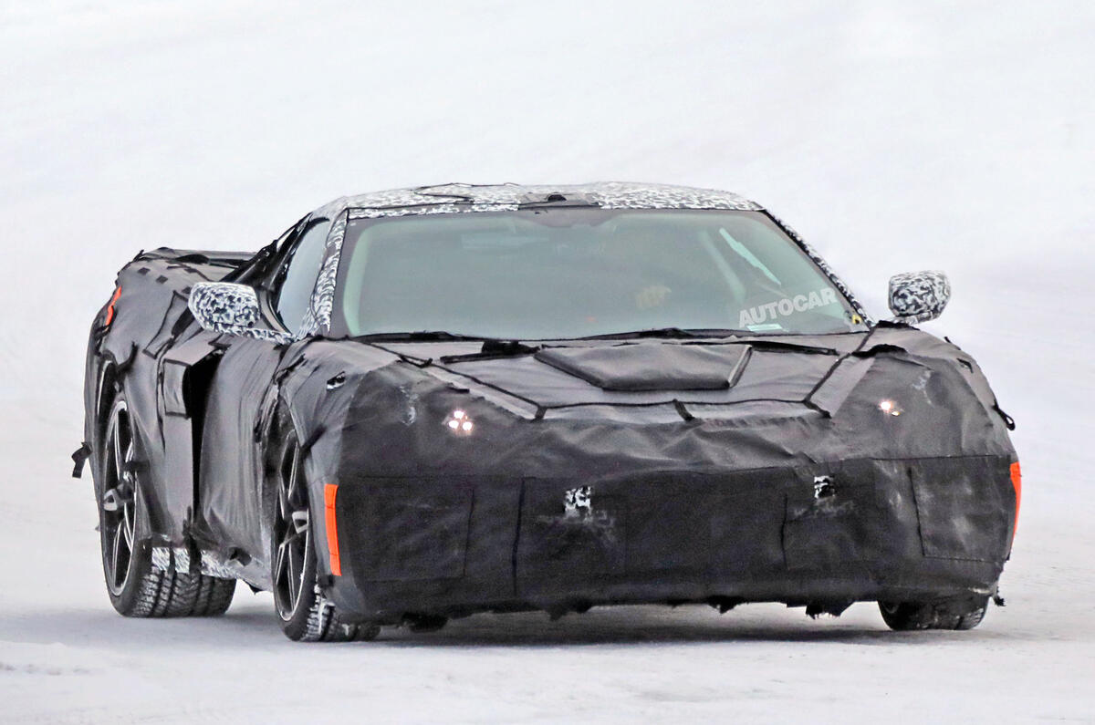 2019 Corvette C8: new pictures of 700bhp mid-engined supercar