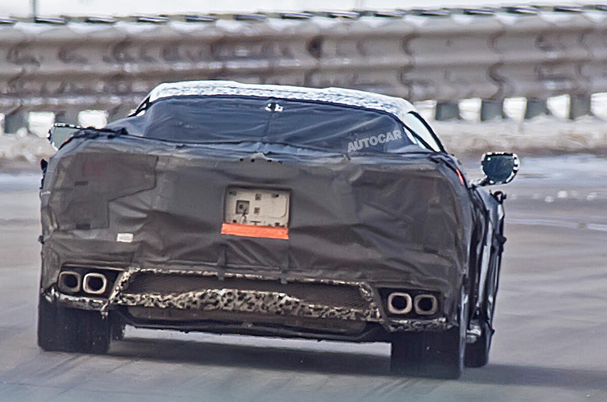 2019 Corvette C8: new pictures of 700bhp mid-engined supercar