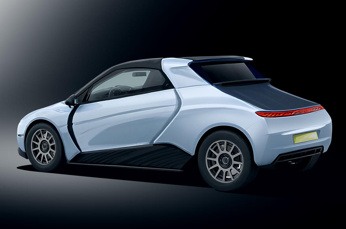 Mika EV sketch rear quarter