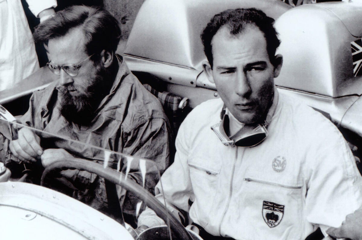 Stirling Moss was joined by Denis Jenkinson