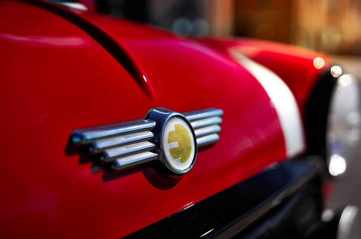Classic Mini Electric revealed in New York to emphasise brand's EV plans
