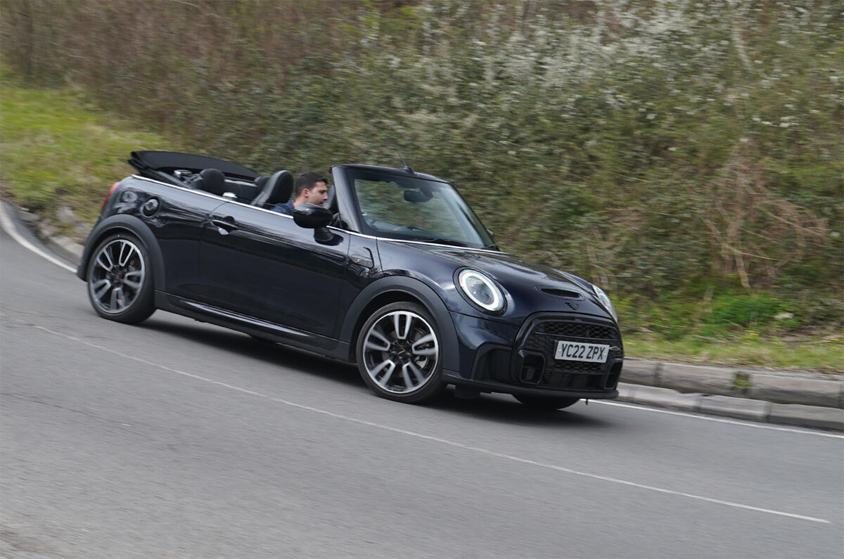 MINI Convertible on the road MINI Convertible on the road