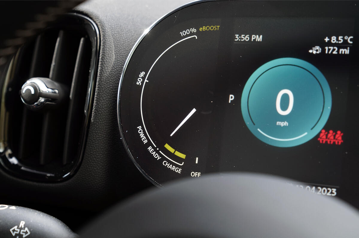 MINI Countryman electric power gauge MINI Countryman electric power gauge