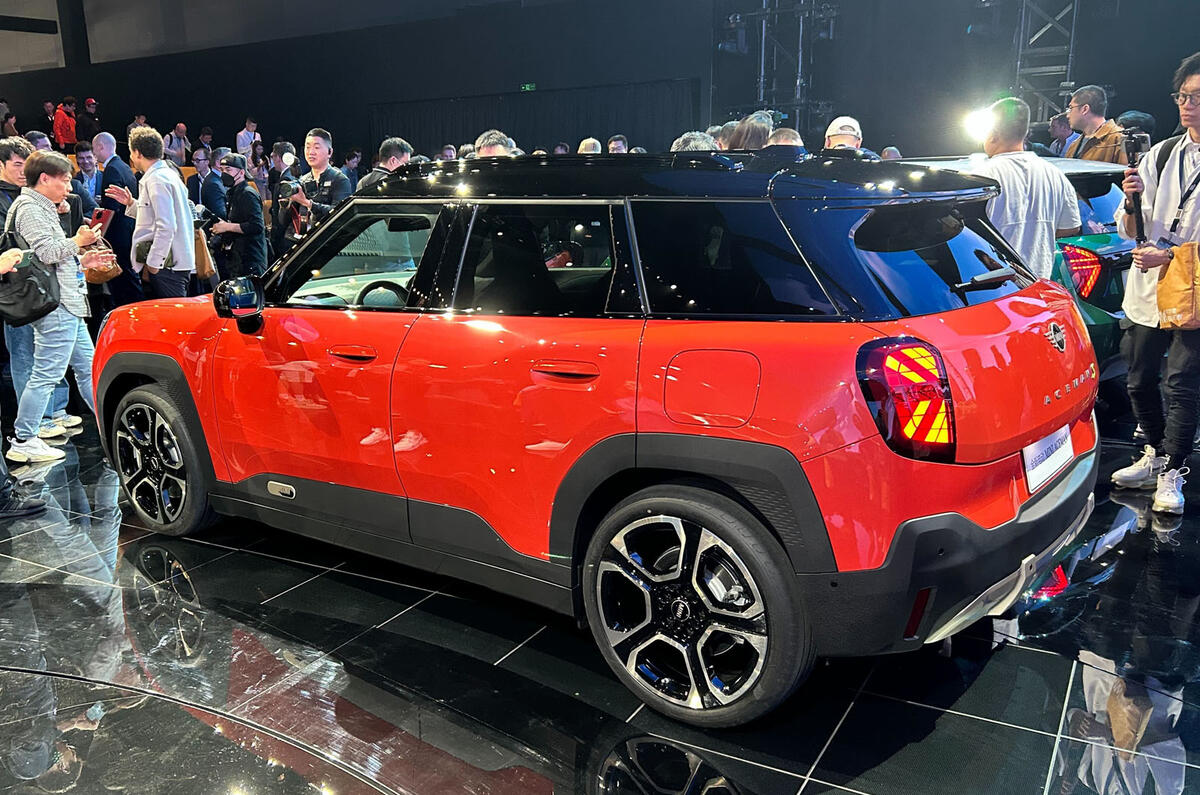 Mini Aceman Beijing motor show rear quarter Mini Aceman Beijing motor show rear quarter